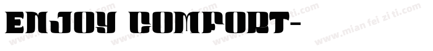 ENJOY COMFORT字体转换